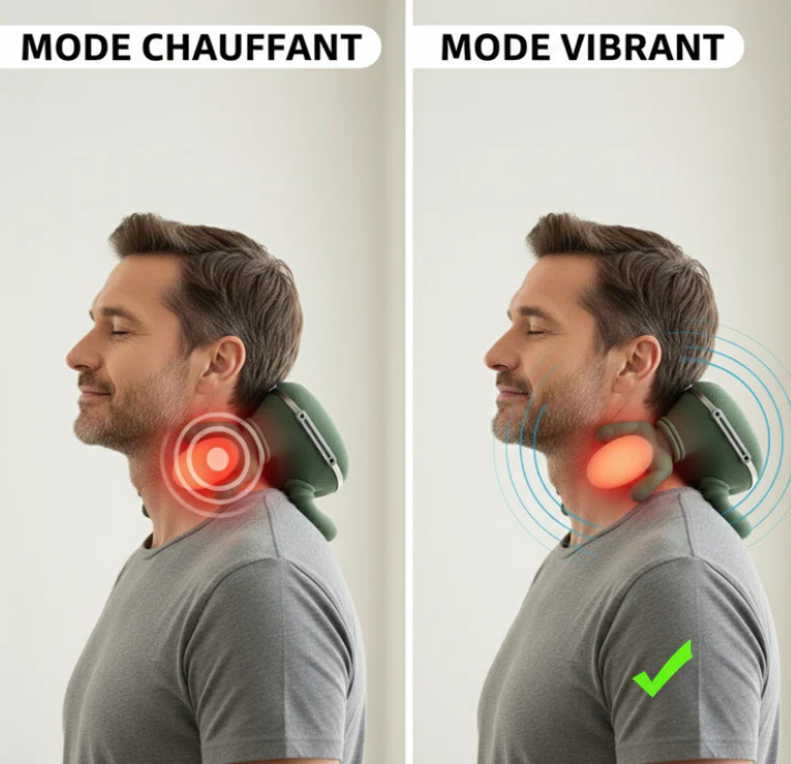 Mini-Masseur Chauffant de Soulagement Profond